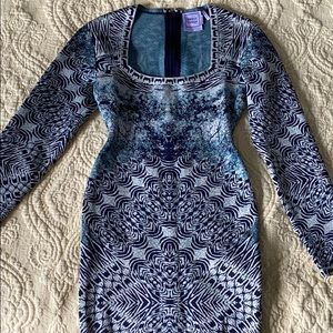 Herve Leger ‘Melissa’ Jacquard Knit Minidress